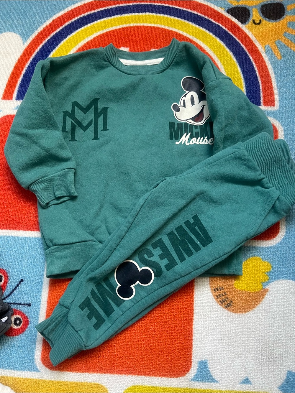 4-Piece Disney Boys Sweatshirt & Jogger Set Bundle